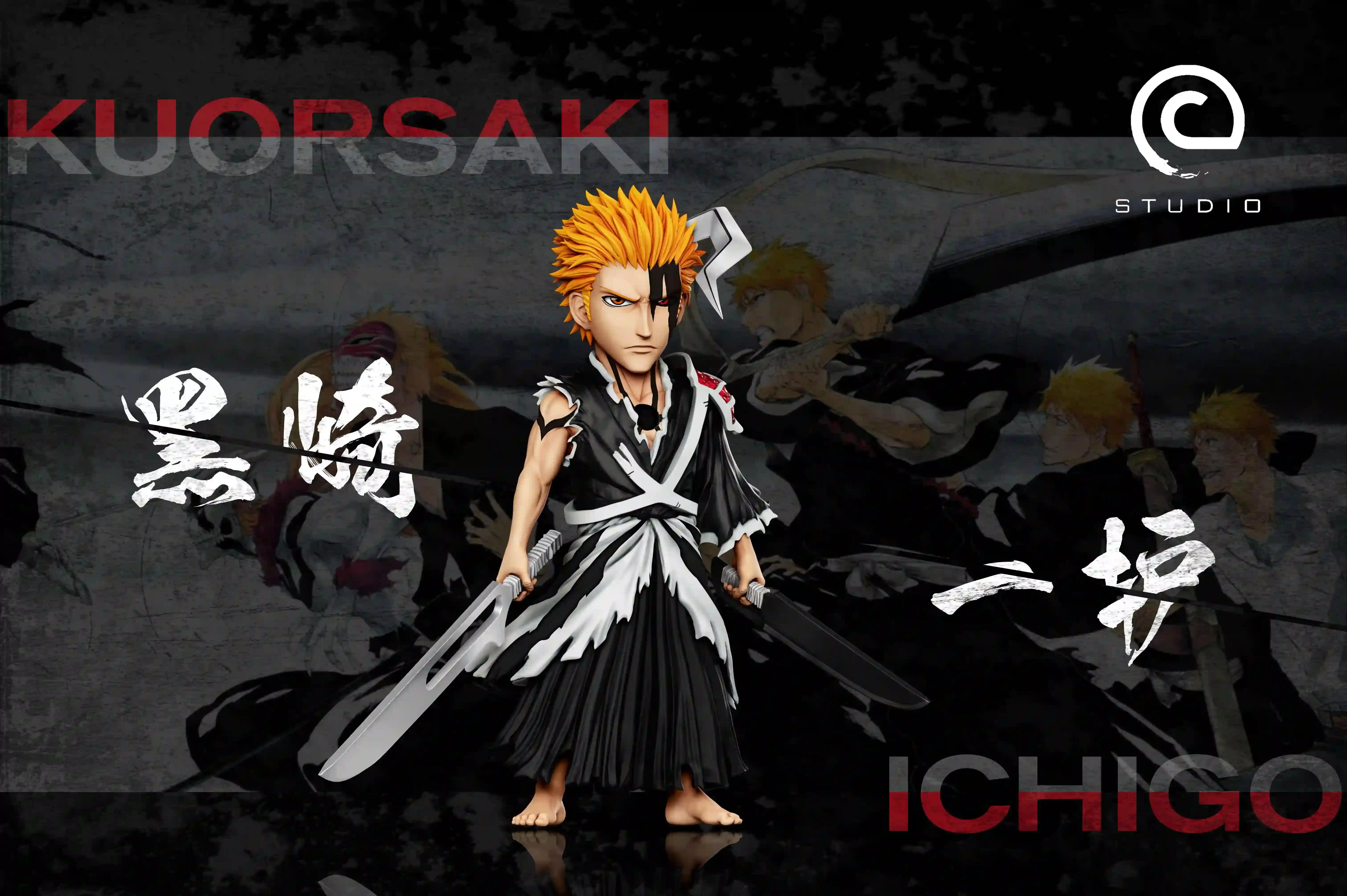 C Studio - Dual Sword Bankai Ichigo Kurosaki WCF (Bleach) GK