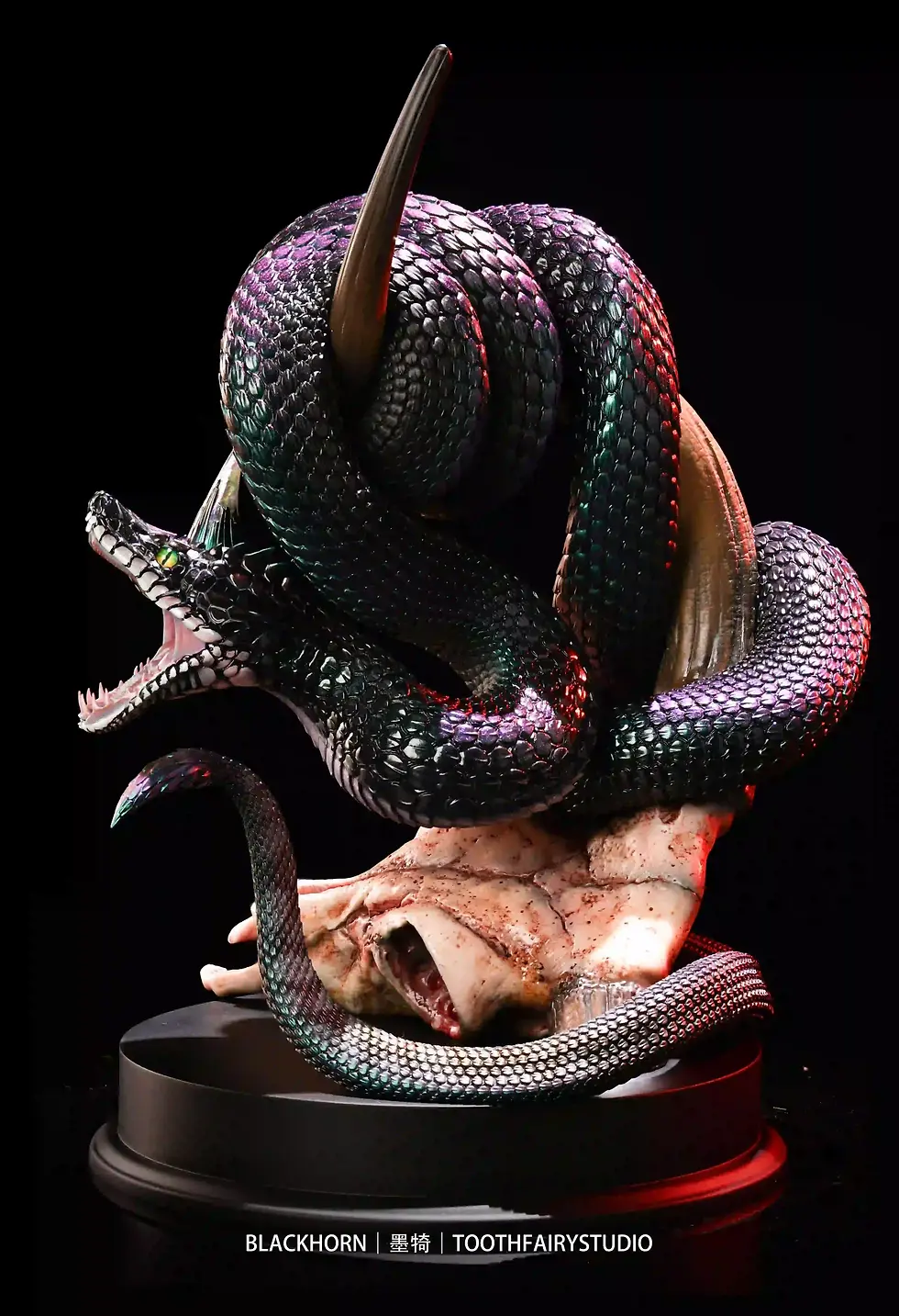 Thumbnail: 【PRE-ORDER】ToothFairy Studio - Crystal Horned Python (Fantasy Animal) GK