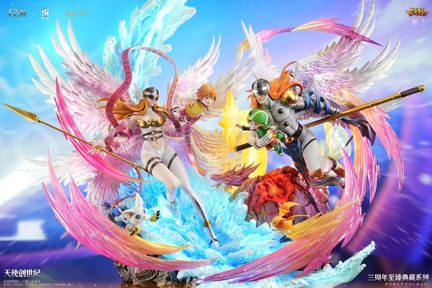 【PRE-ORDER】Super Hero Studio - Angewomon & Angemon (Digimon Adventure) GK