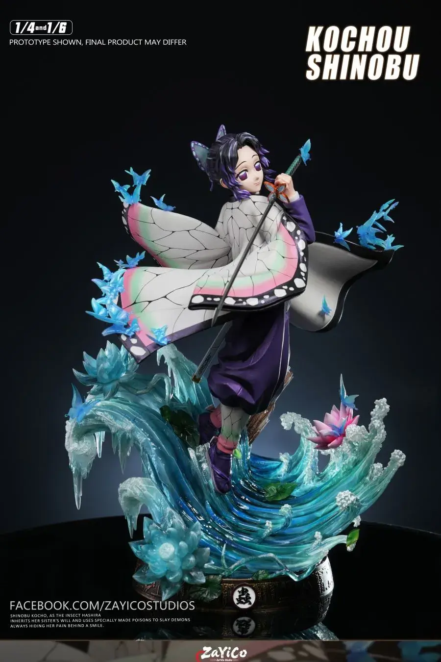 Thumbnail: Shinobu Kocho Demon Slayer 1/6 Resin Statue (Pre-Order) | Zayico Studio