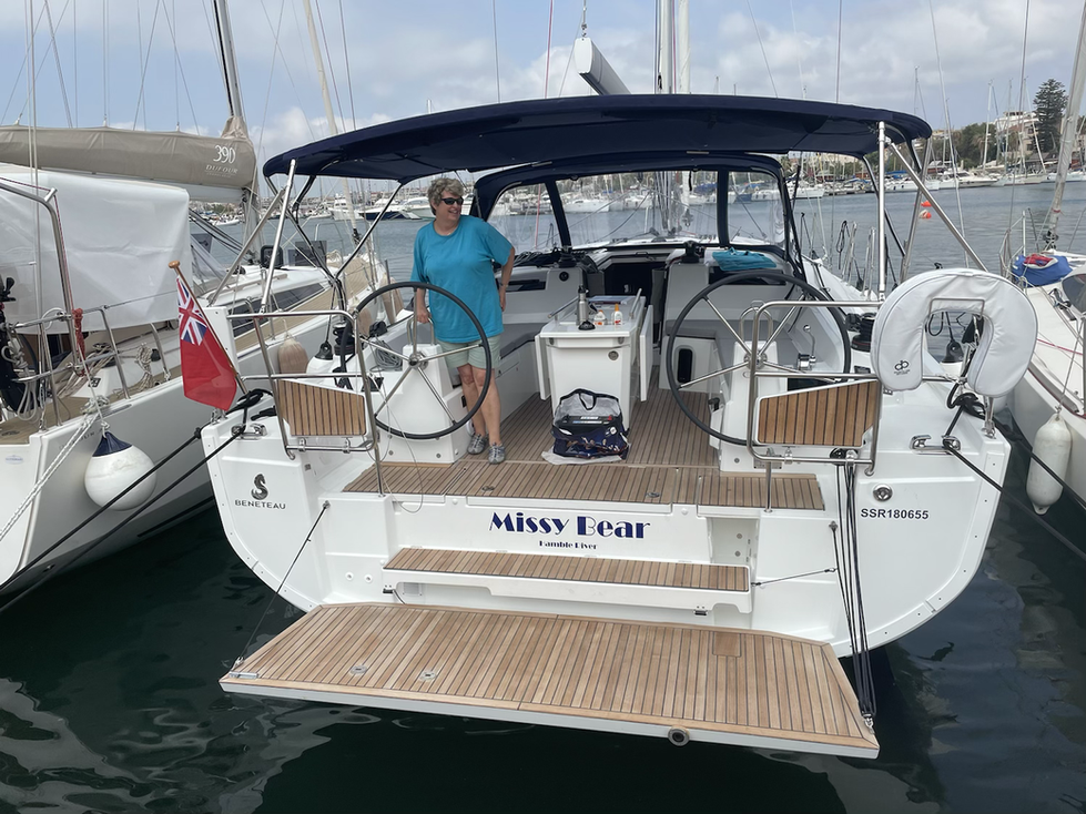 Tied up safely, getting a new battery