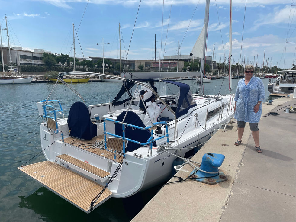 Missy Bear being commissioned