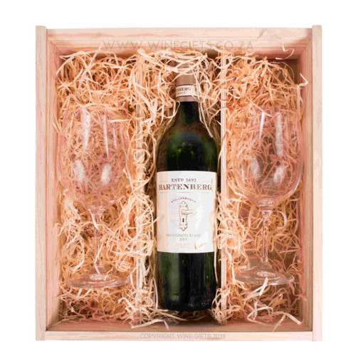 Custom Engraved White Wine Hamper Wine Gifts