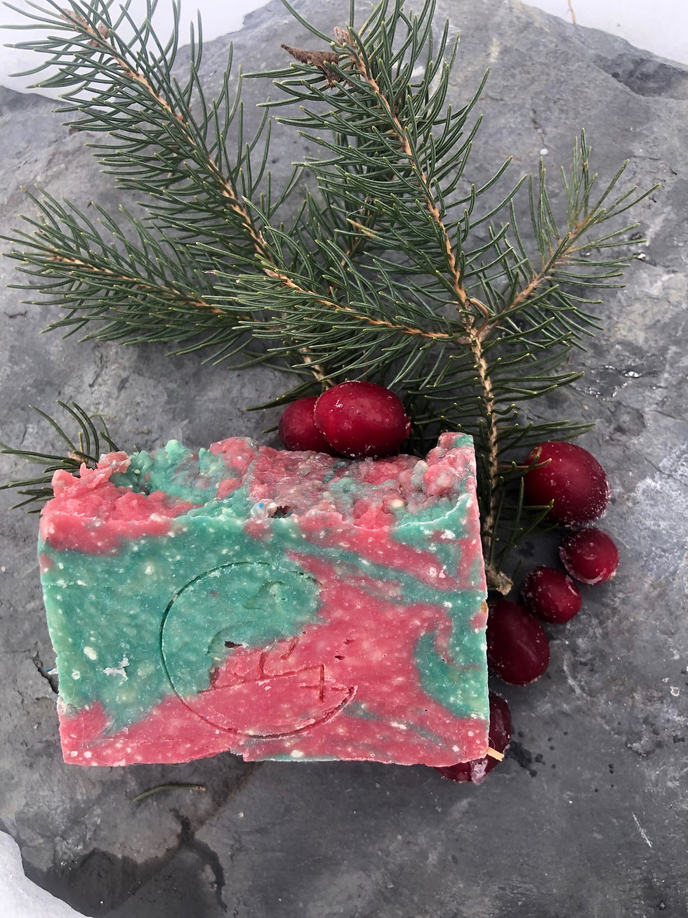 Thumbnail: Goshen's Holiday Berry Goat's Milk Soap