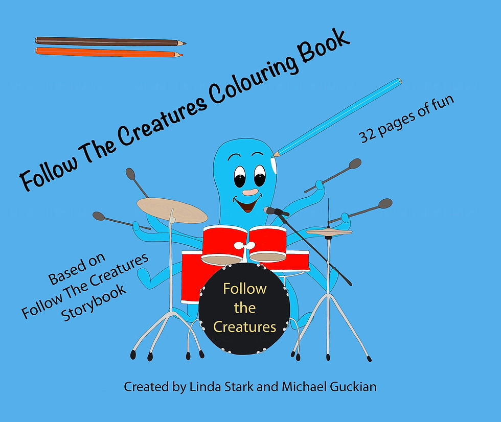 Thumbnail: Follow-the-creatures-children's-colouring-book