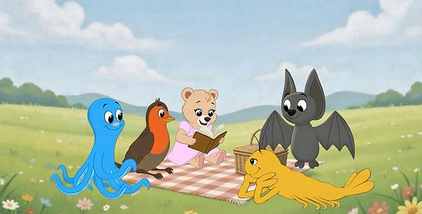 5-friends-enjoying-a-picnic