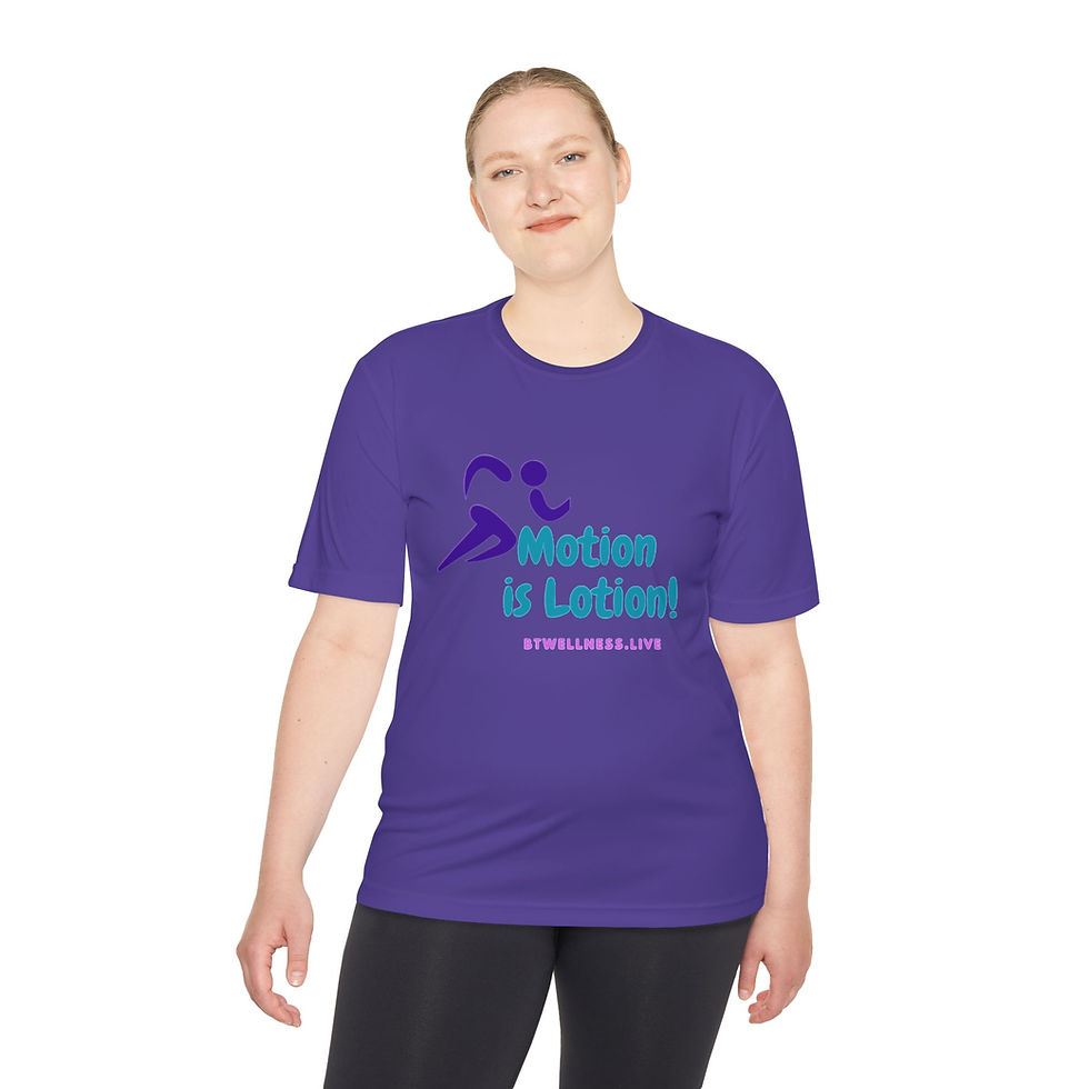 Thumbnail: Motion is Lotion Unisex Moisture Wicking Tee