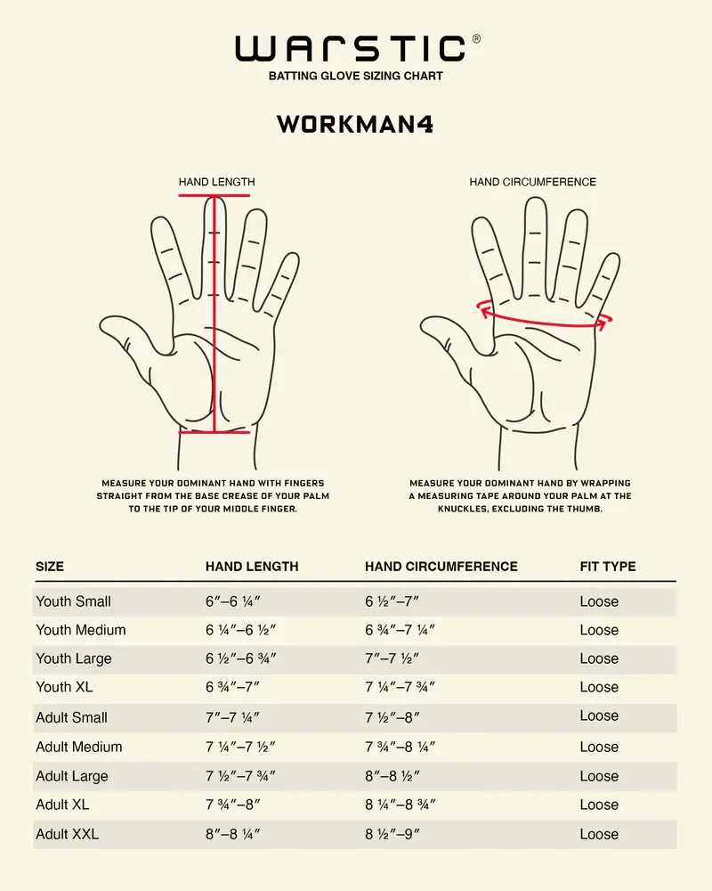 Thumbnail: WORKMAN4 BATTING GLOVES "USA"