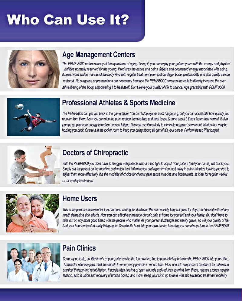 PEMF 8000 Testimonies
