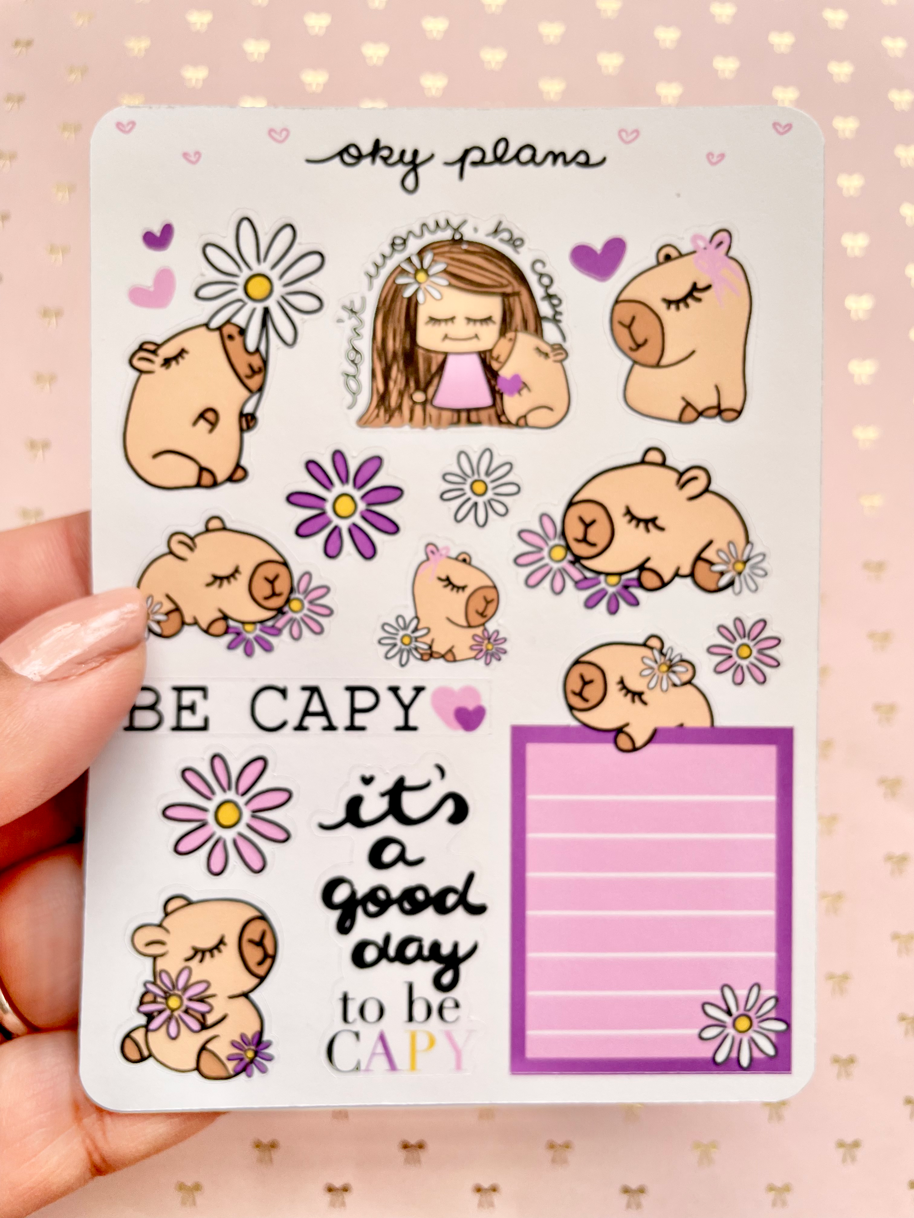 Be Capy deco stickers