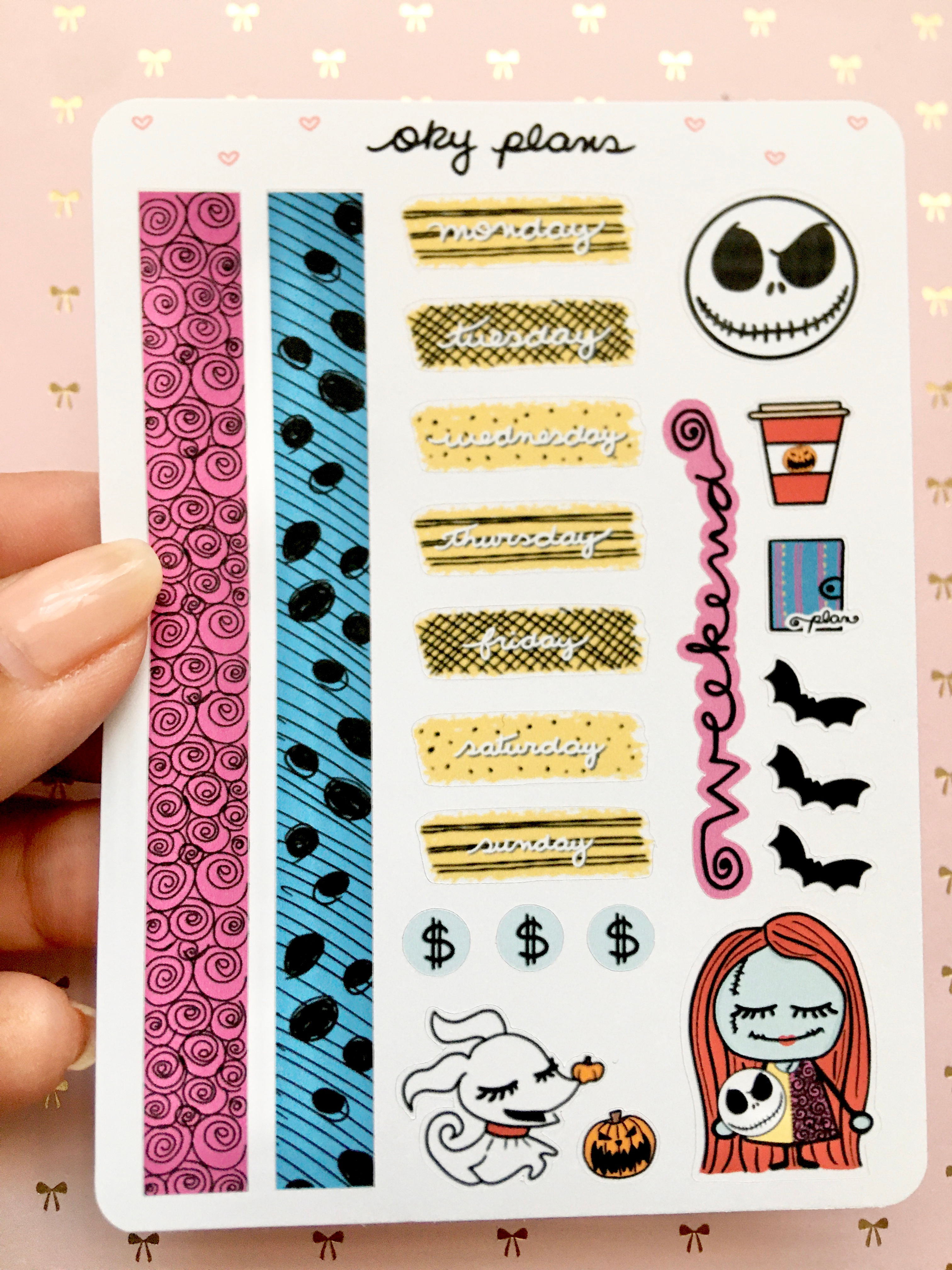 Nightmare b4 christmas weekly stickers