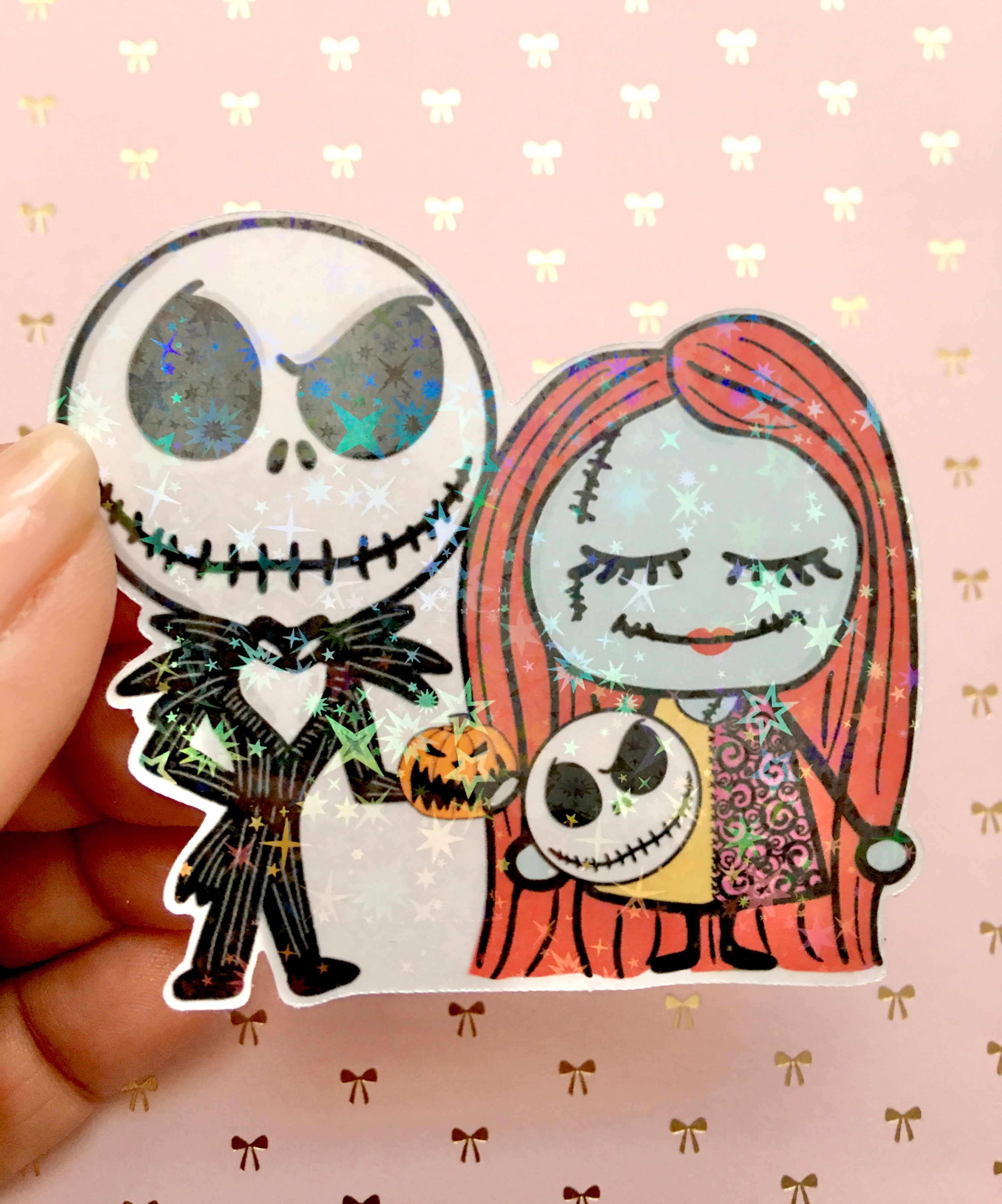 Nightmare b4 christmas holographic sticker