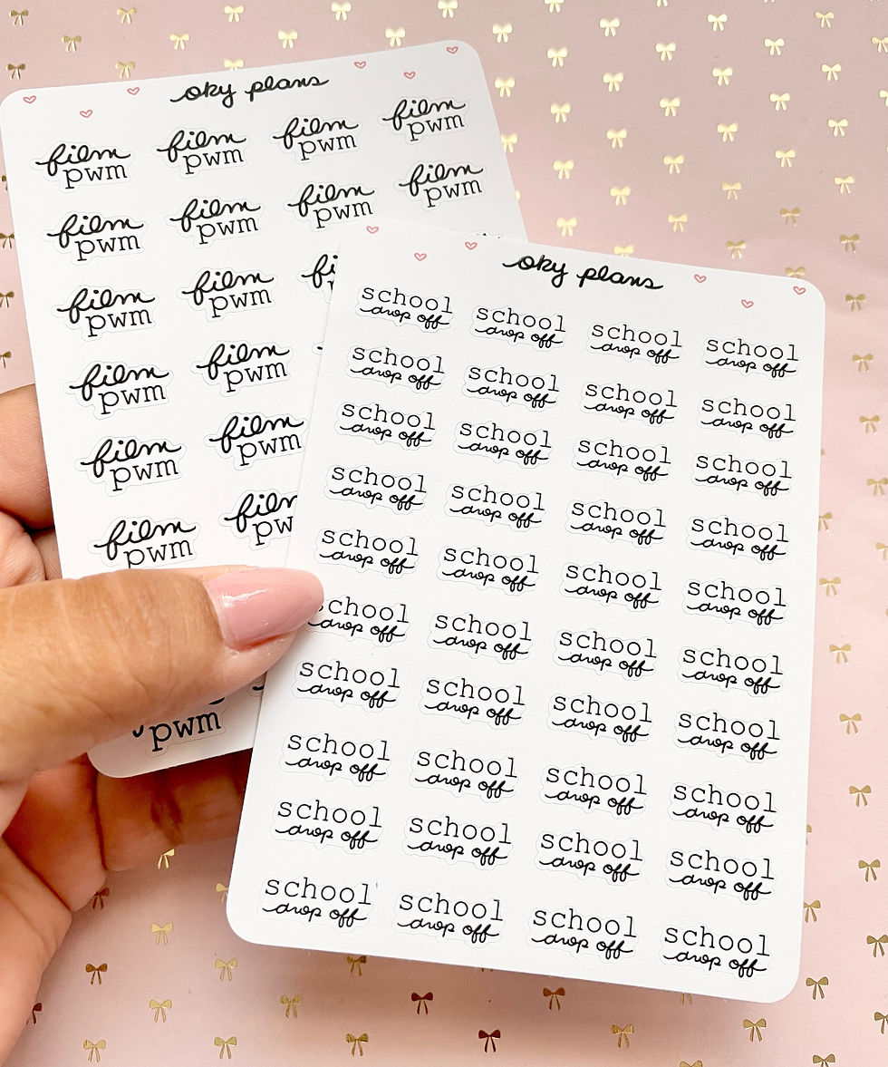 Script stickers