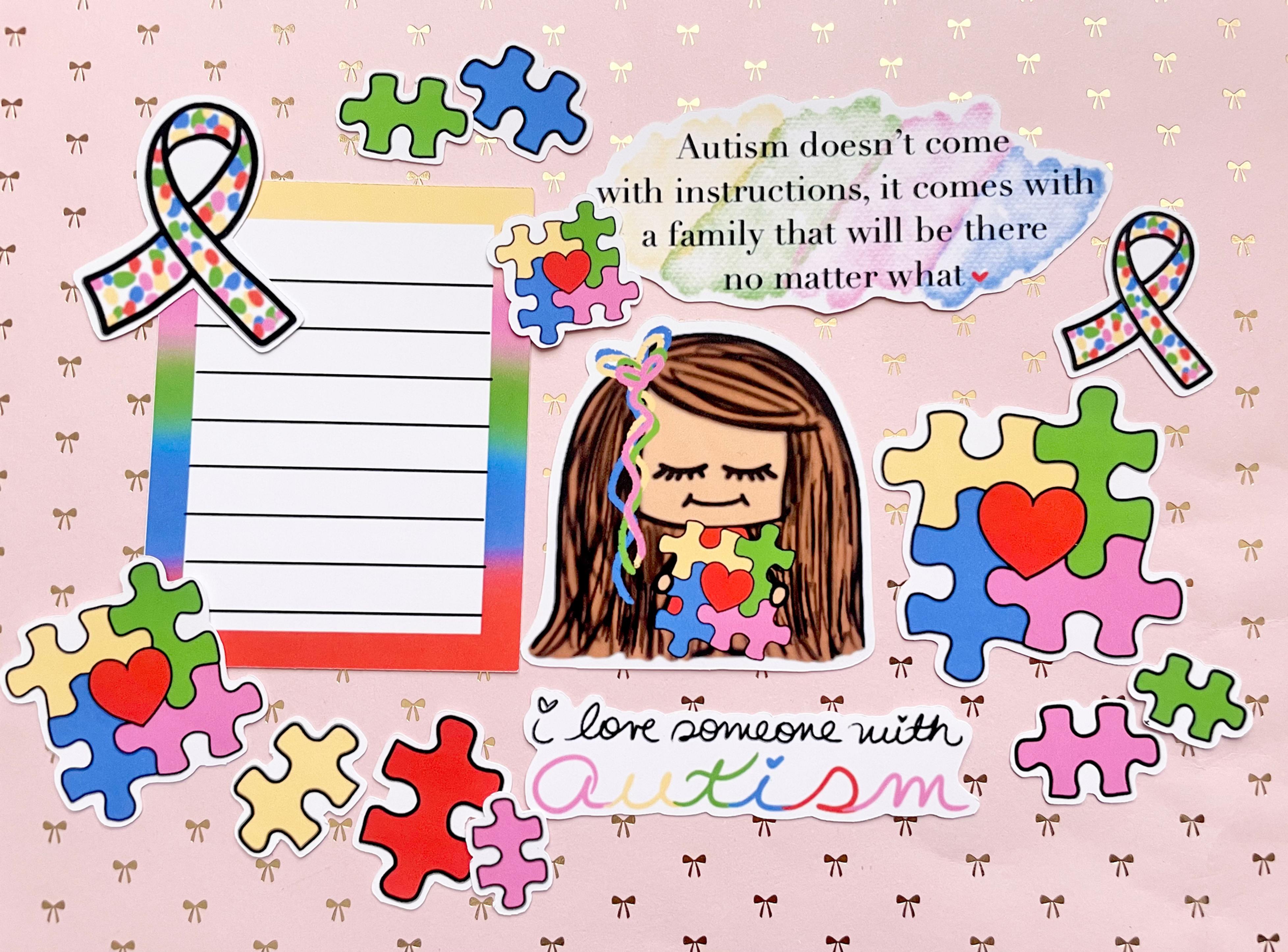 Autism theme sticker pack