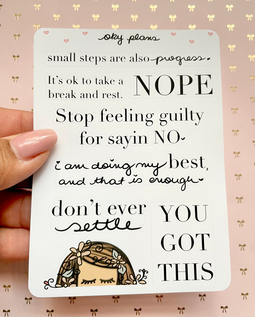 Journaling quotes stickers #1