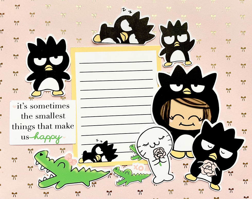 Little badtz sticker pack