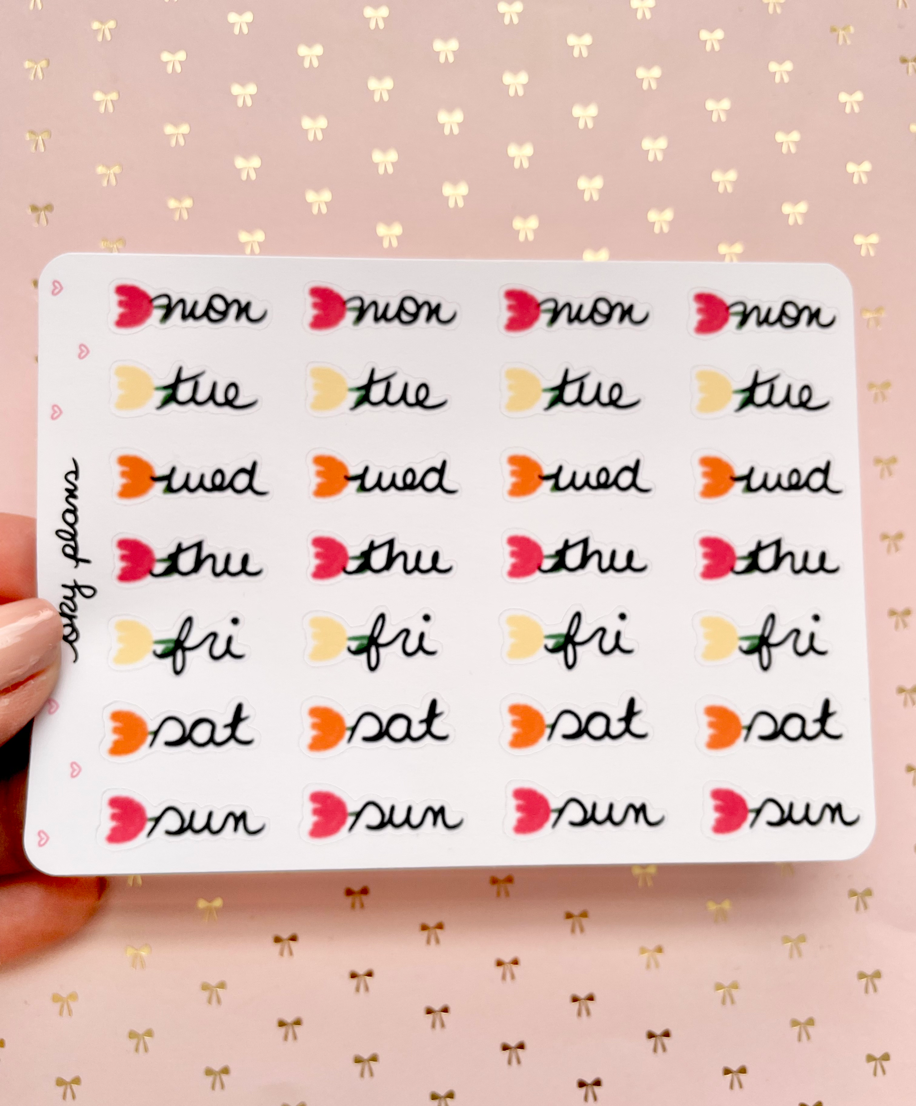 Hello Spring weekly stickers