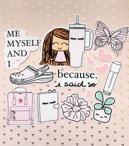 Webster's Pages 'Love Story' Letter Sticker – Pink, 4x9 Zoll, Aufkleber Für Scrapbooking & DIY