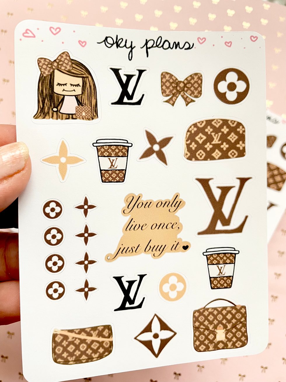 Louis Vuitton Planner Printable  Louis vuitton planner, Printable planner,  Happy planner stickers