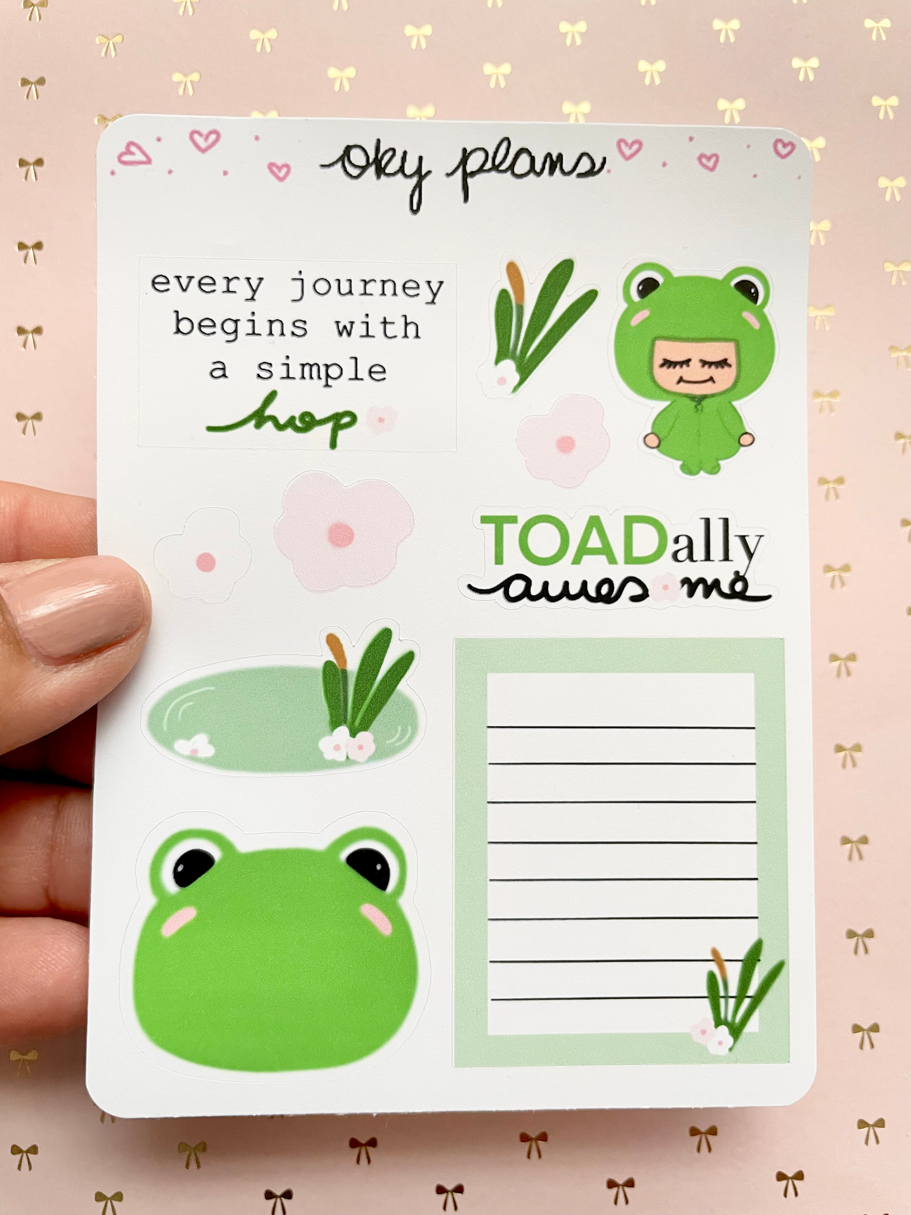Froggie deco stickers