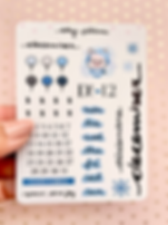 December functional stickers