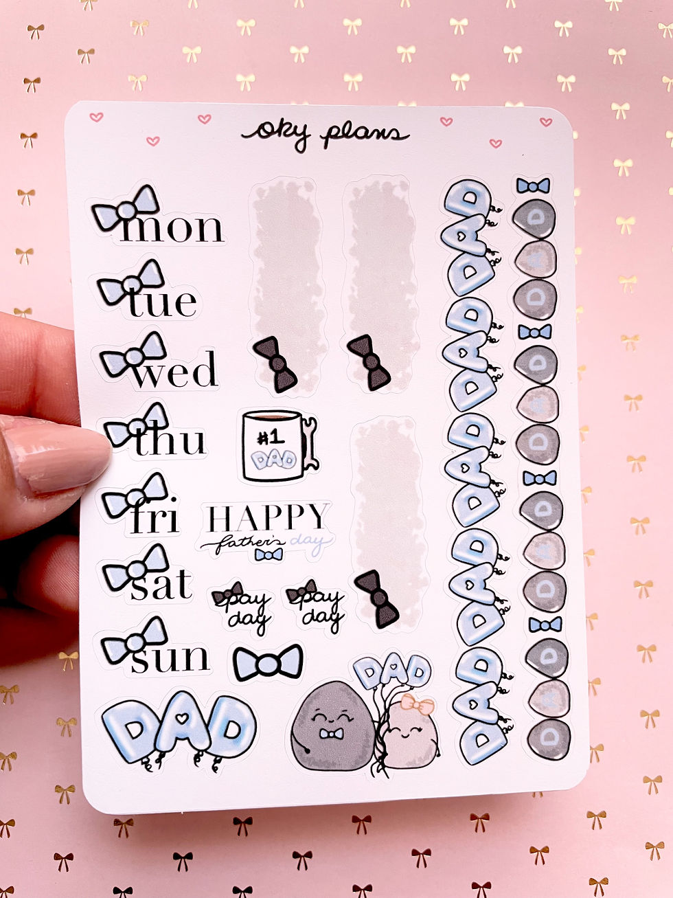 Dad you rock weekly stickers