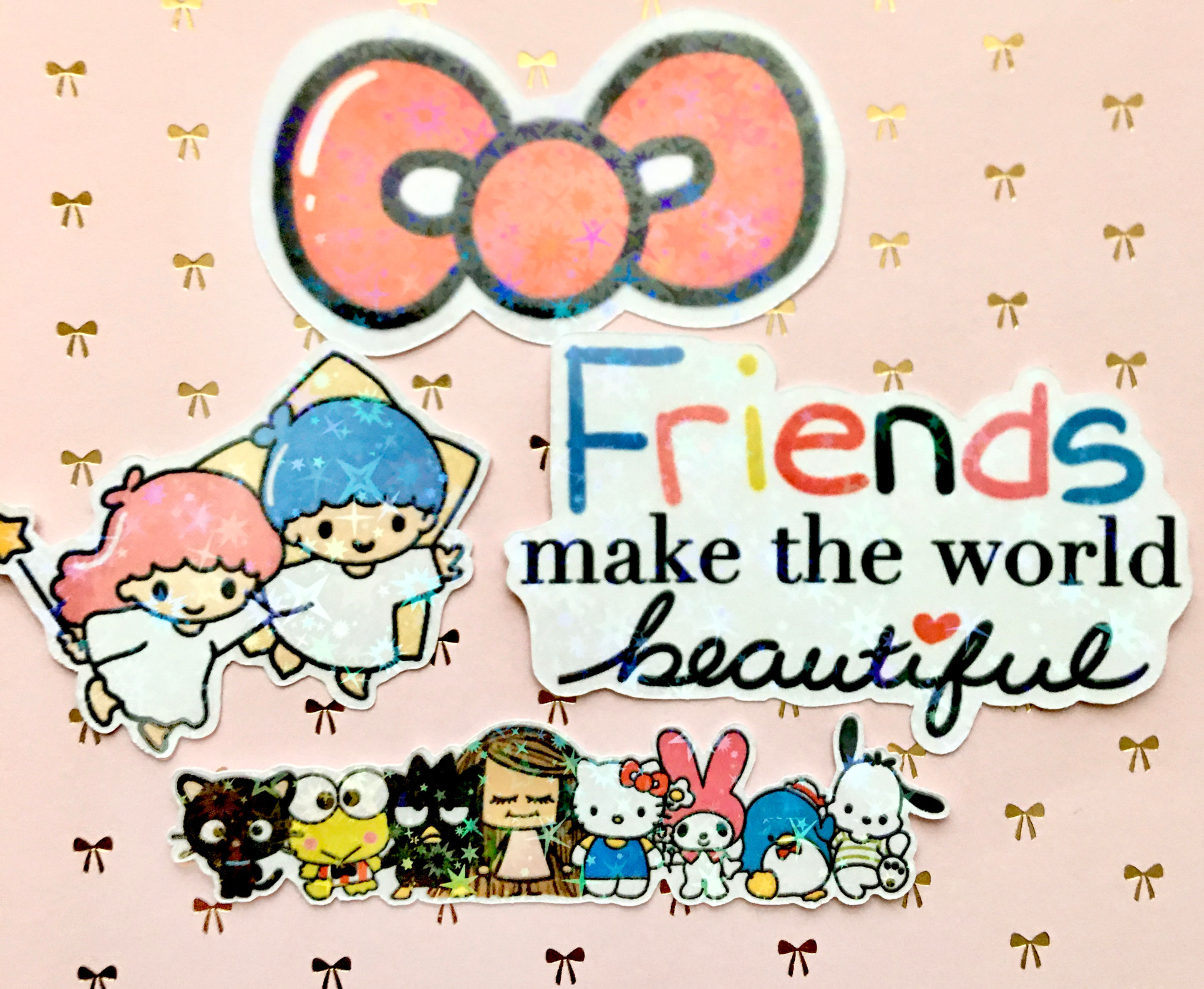 Friends holographic sticker pack