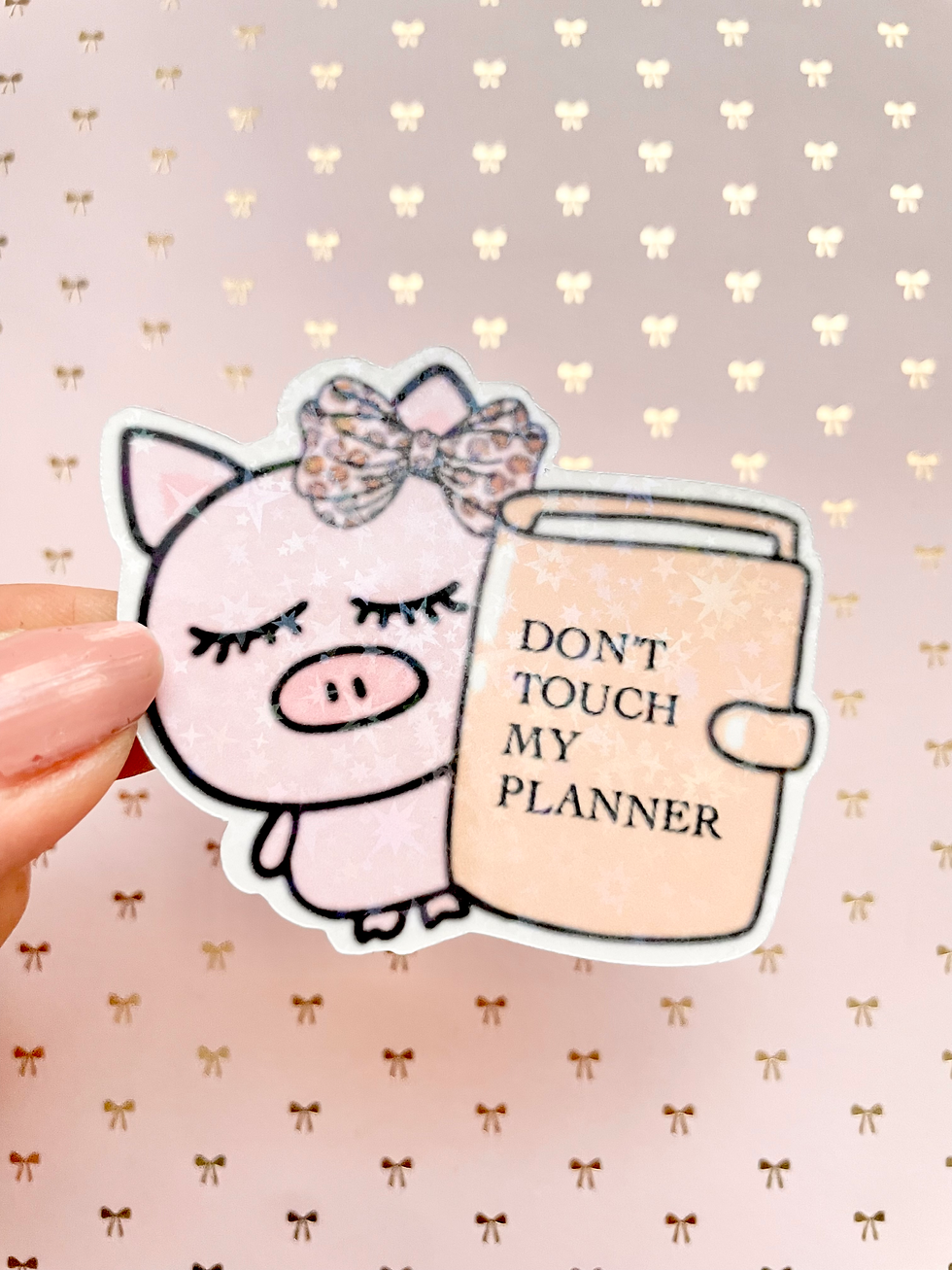 Don't touch my planner deco sticker