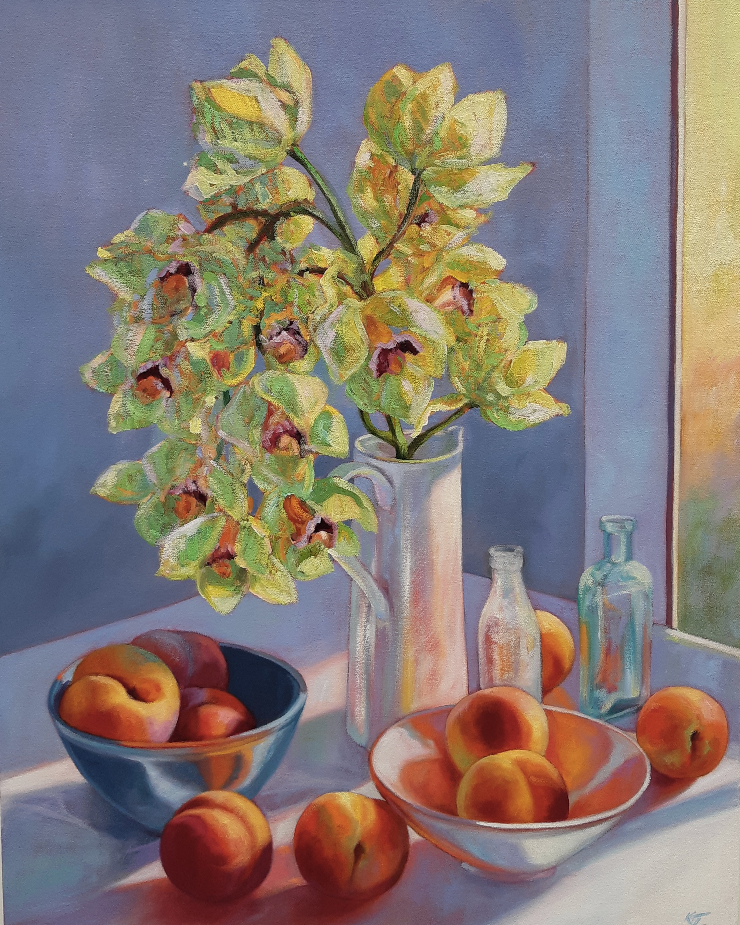 Orchids and Peaches