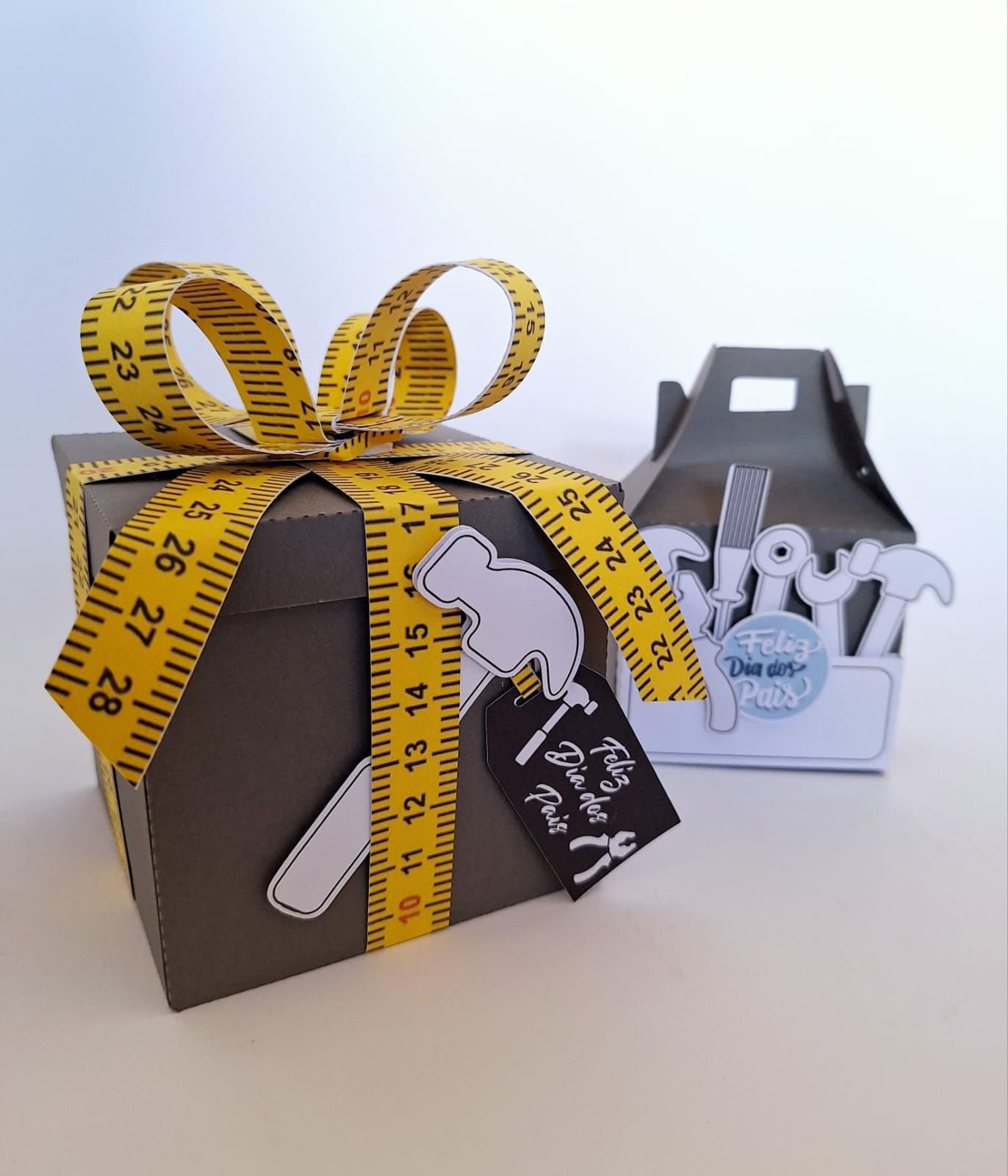 Caixa Fita Métrica - Embalagem Ferramentas