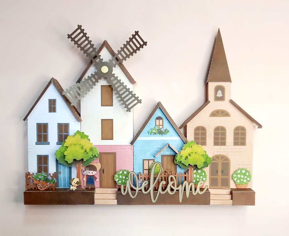 Casinhas - Base e Decoração das Casas