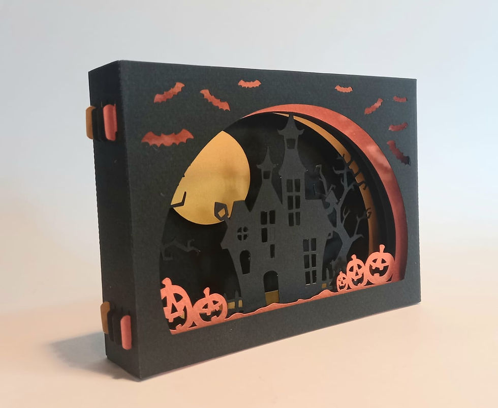Cartão Halloween 3D