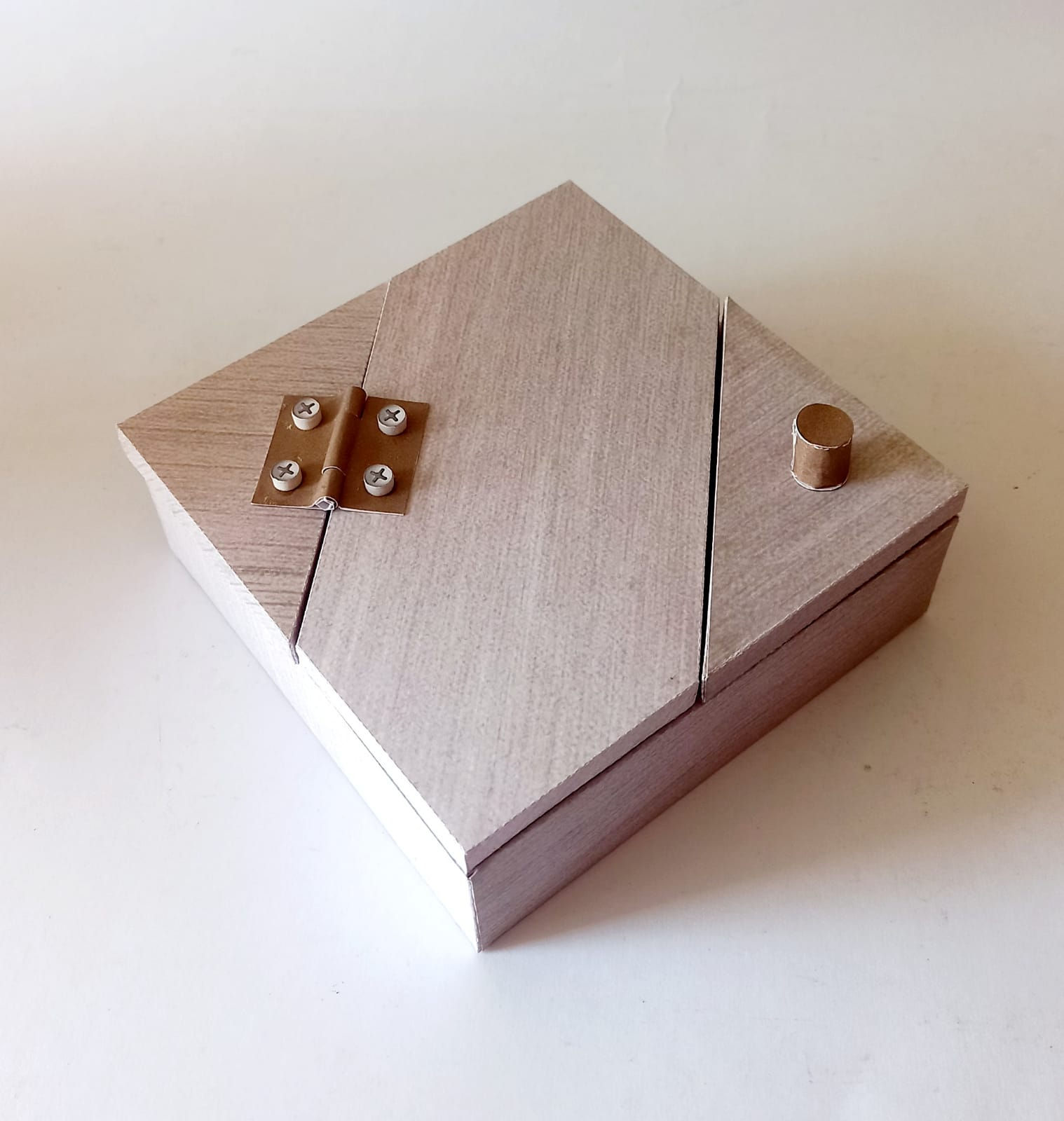 Dia dos Pais - Caixa com Tampa Origami