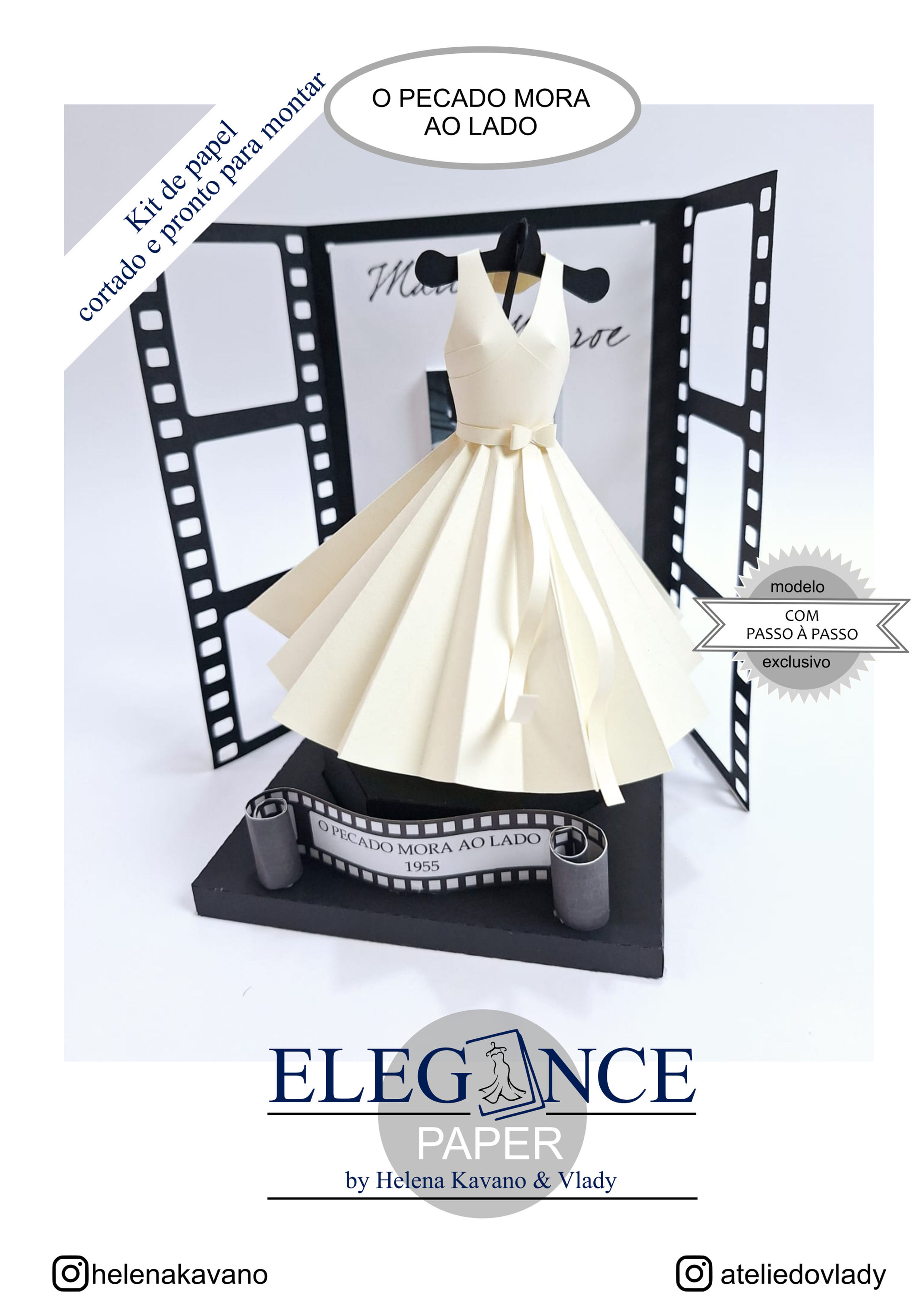 Vestidos Elegance Paper - O Pecado Mora ao Lado
