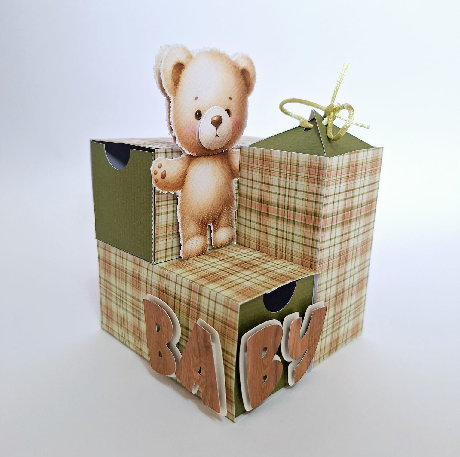 CaixaTripla Ursinho - Caixa Rosto Ursinho