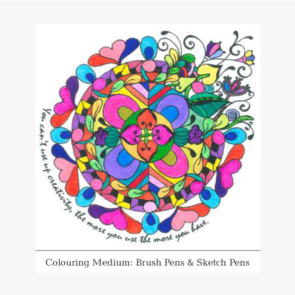 Thumbnail: Orenji Pocket Colouring Book for all ages