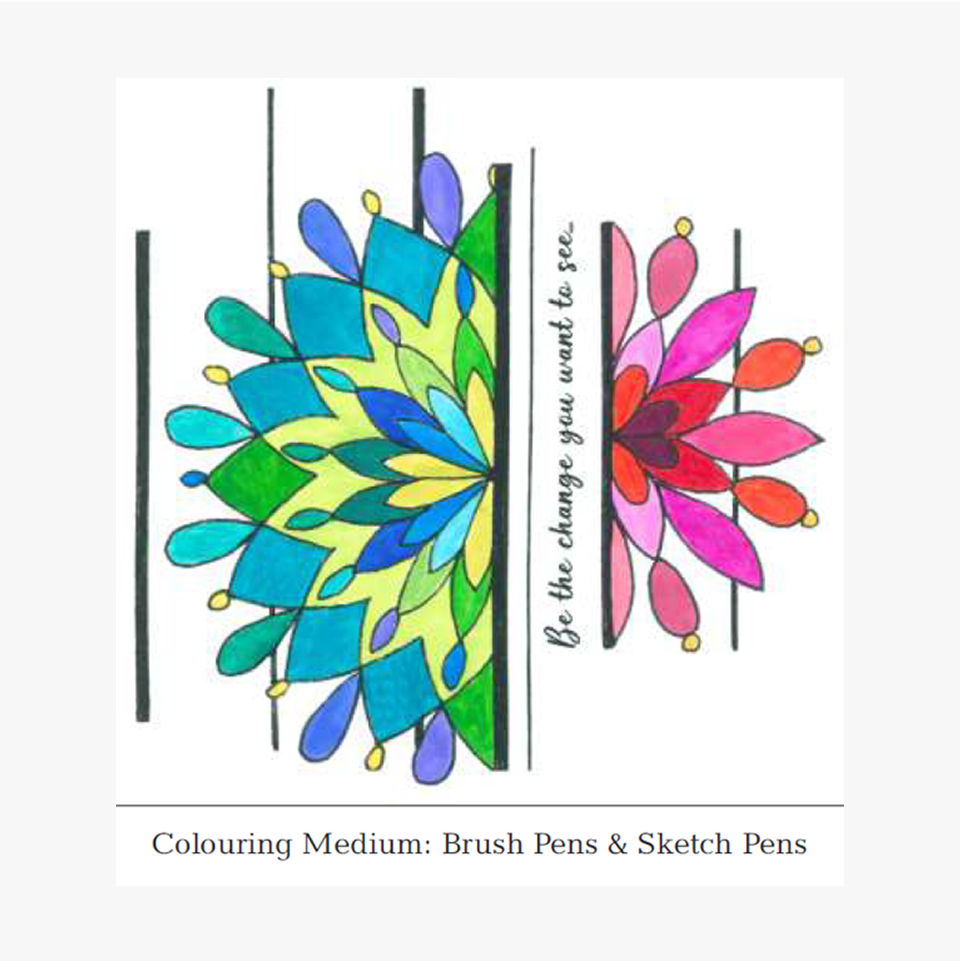 Thumbnail: Orenji Pocket Colouring Book for all ages