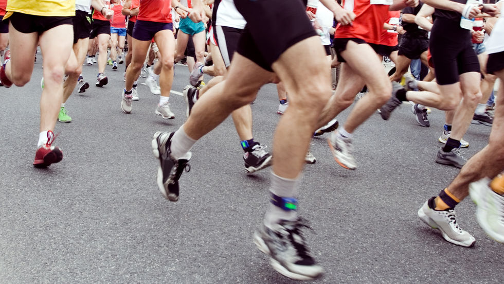 Long distance running, marathon, 5k, race