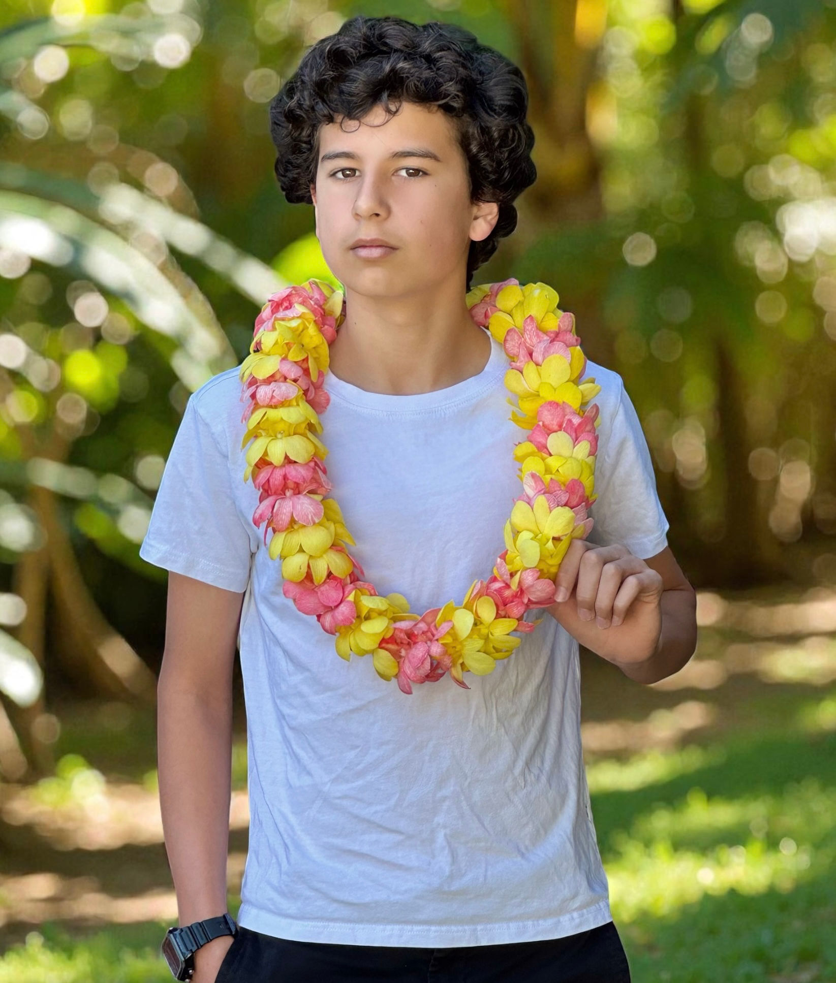 Available TODAY- Peach Lemonade Lei