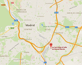 Fachada Edificio calle Manuel Maroto, Madrid.