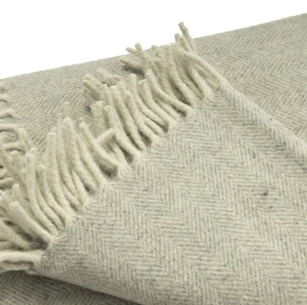 Ковдра/покривало Oyster Grey Herringbone House of Juniper