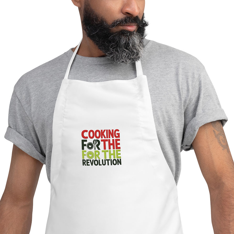 Thumbnail: REVOLUTIONARY -- Embroidered Apron