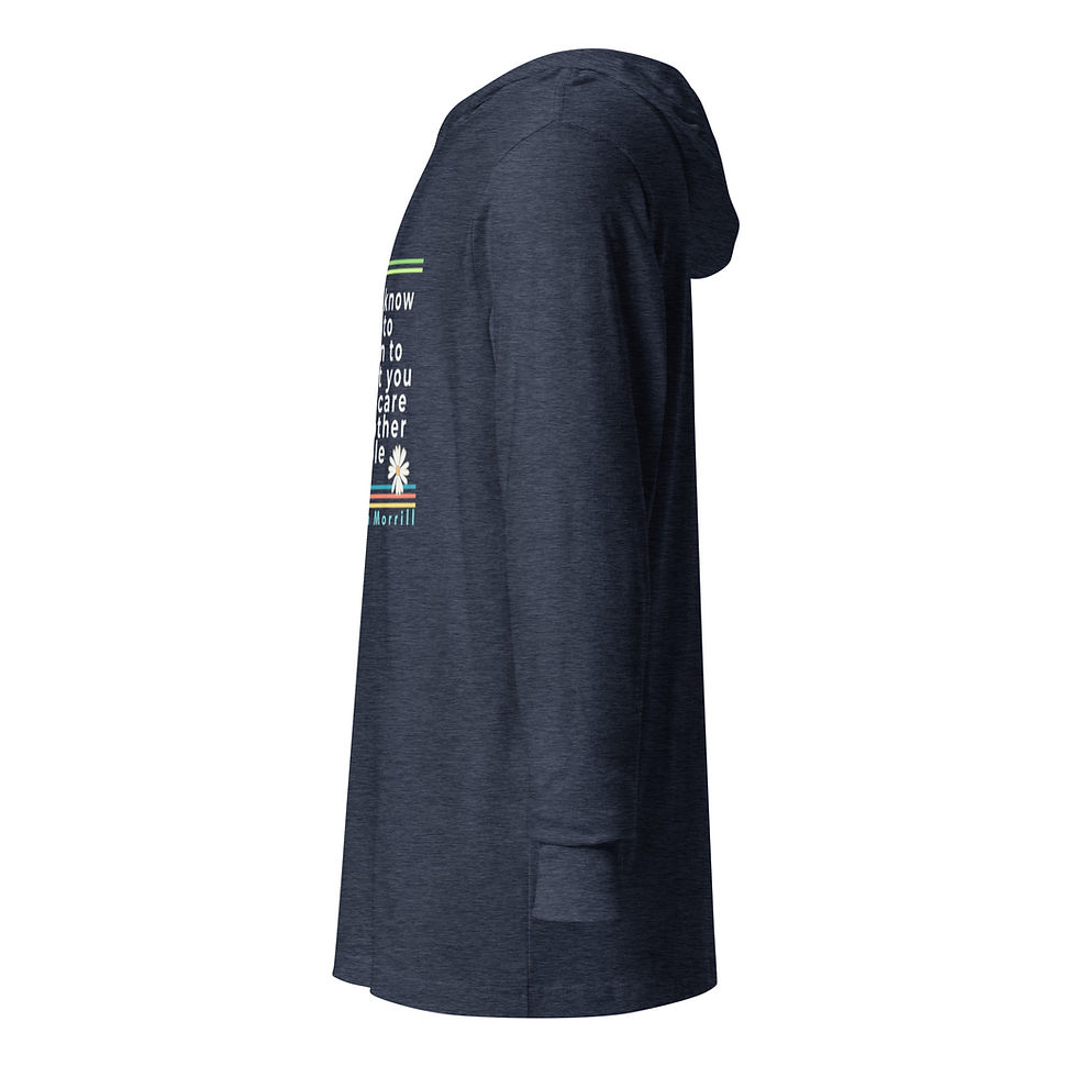 Thumbnail: HOW TO CARE -- Hooded long-sleeve tee