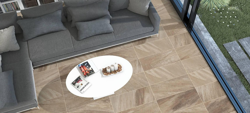 Porcelanato antideslizante, TUCSON BEIGE, ambiente