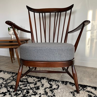 Ercol 359 Base Cushion - Amatheon - Wolf Grey