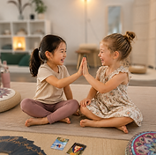 Children in Wildflower Yoga Studio HK.png