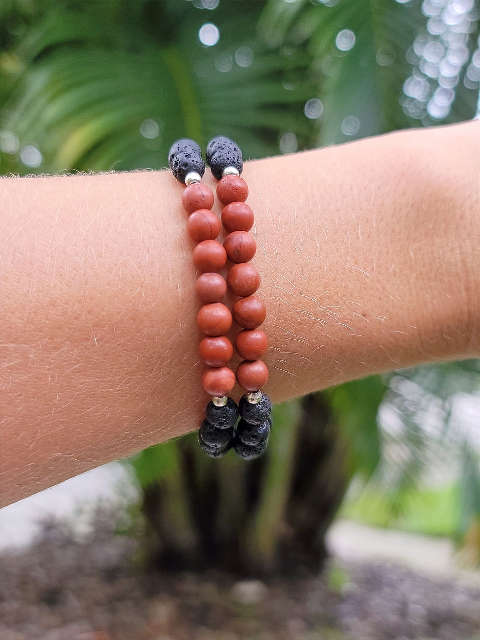 Red Jasper & Lava Rock