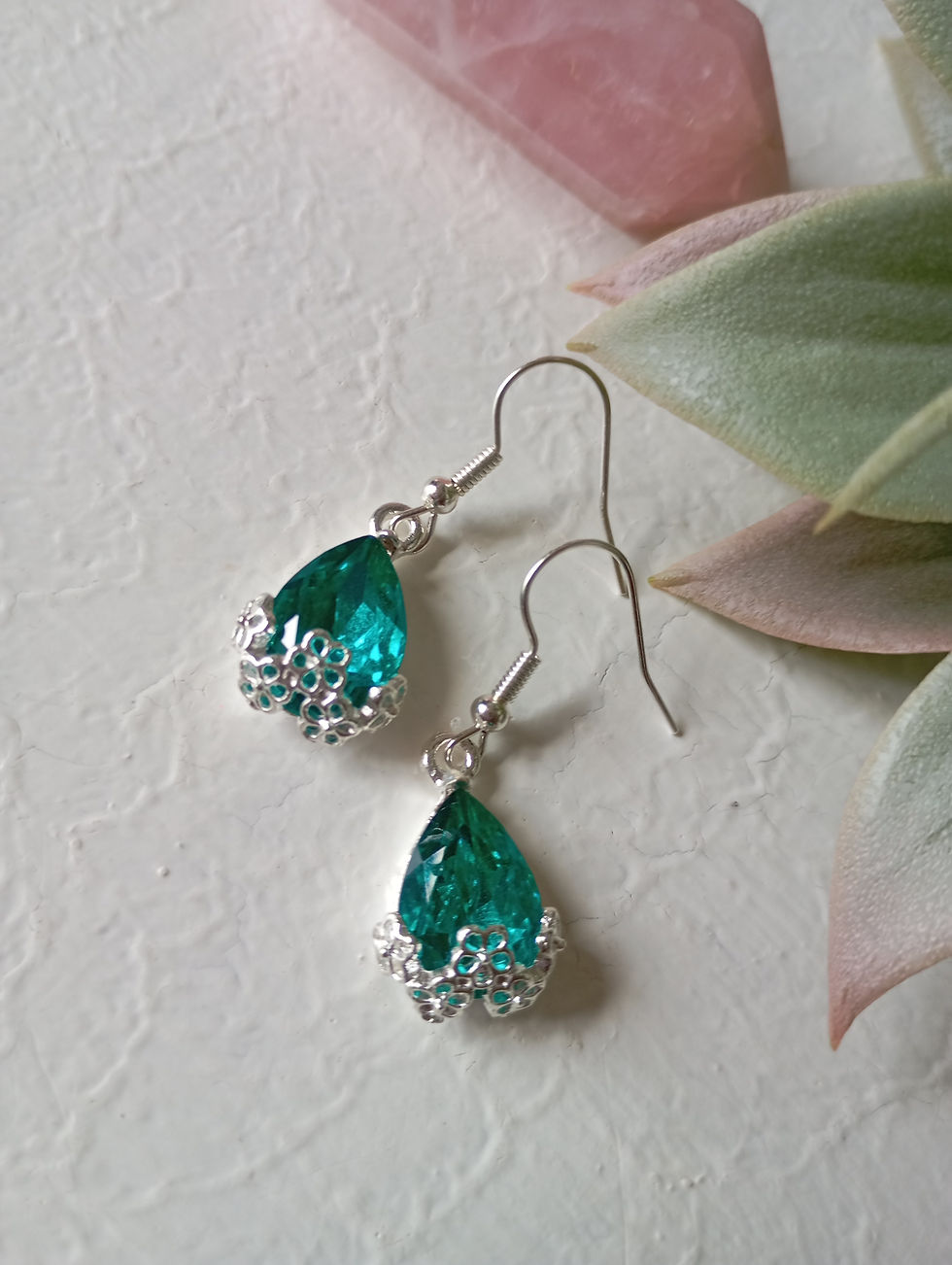 Miniature : Boucles d'oreilles vertes