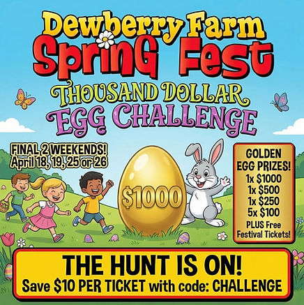 Dewberry Farm Spring Thousand Dollar Egg Challenge