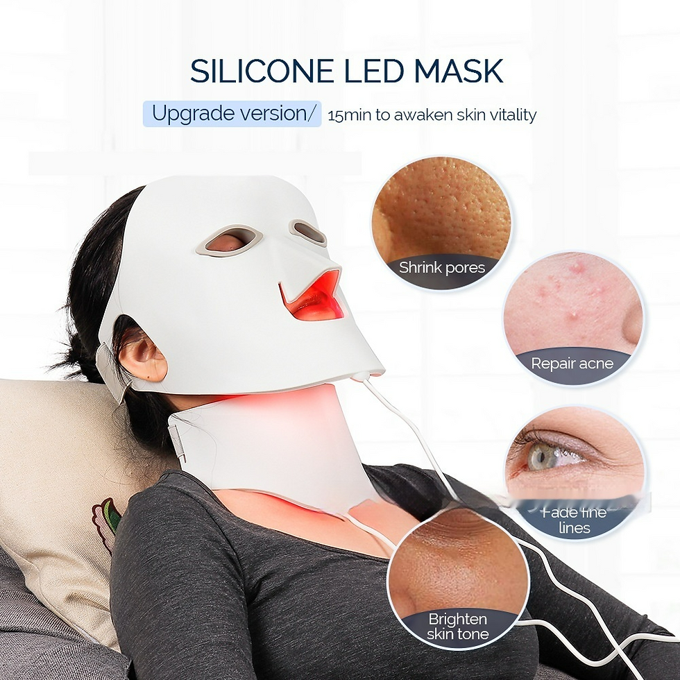Thumbnail: 7-Color LED Silicone Face Mask – Skin Rejuvenation & Acne Treatment